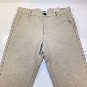 J. LINDBERGH WHITE LABEL SLIM FIT CROPPED PANTS Womens S Beige Designer Trousers